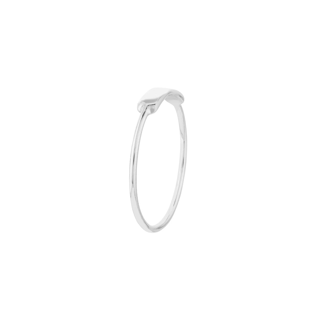 Small ID Ring white