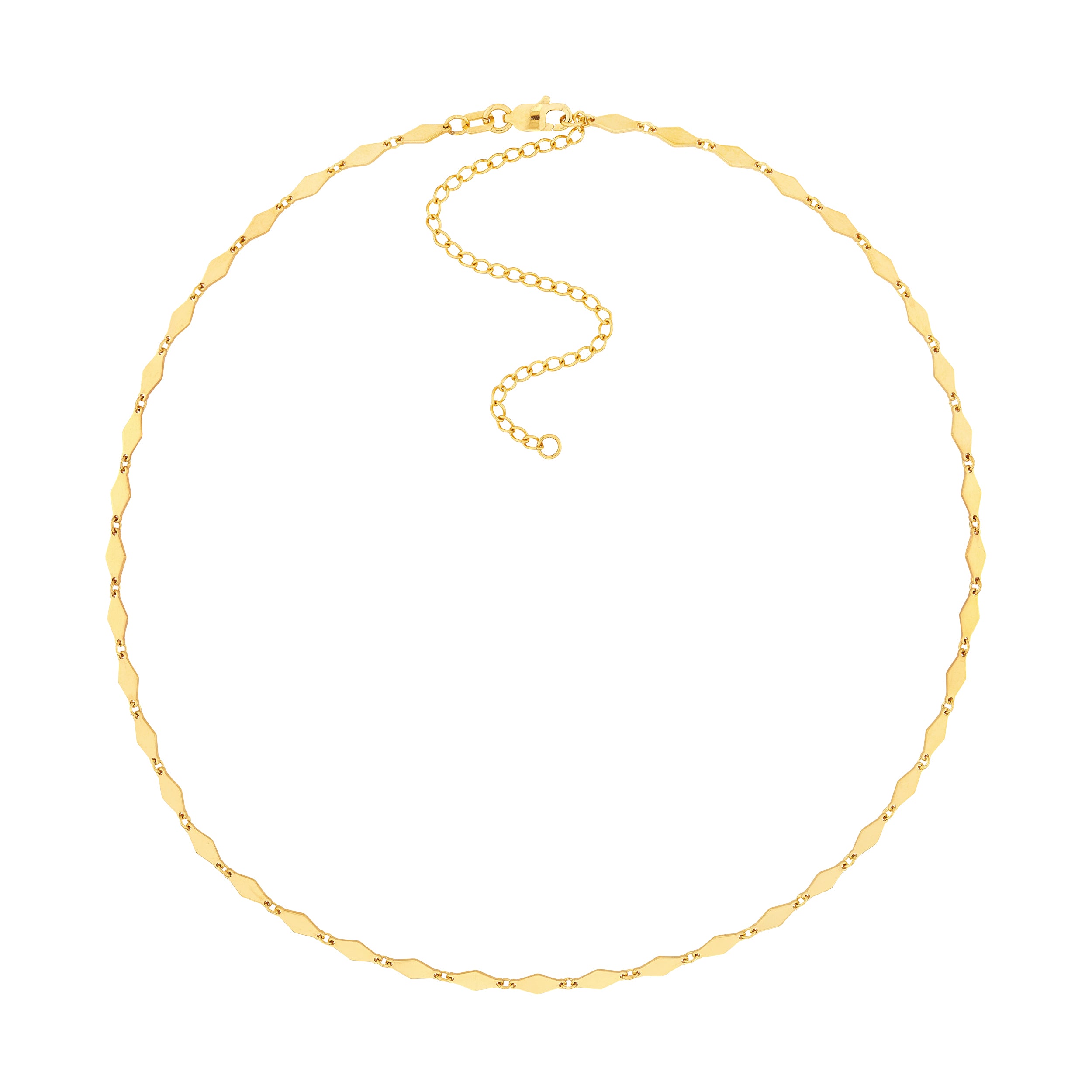 Mirror Lozange Link Choker