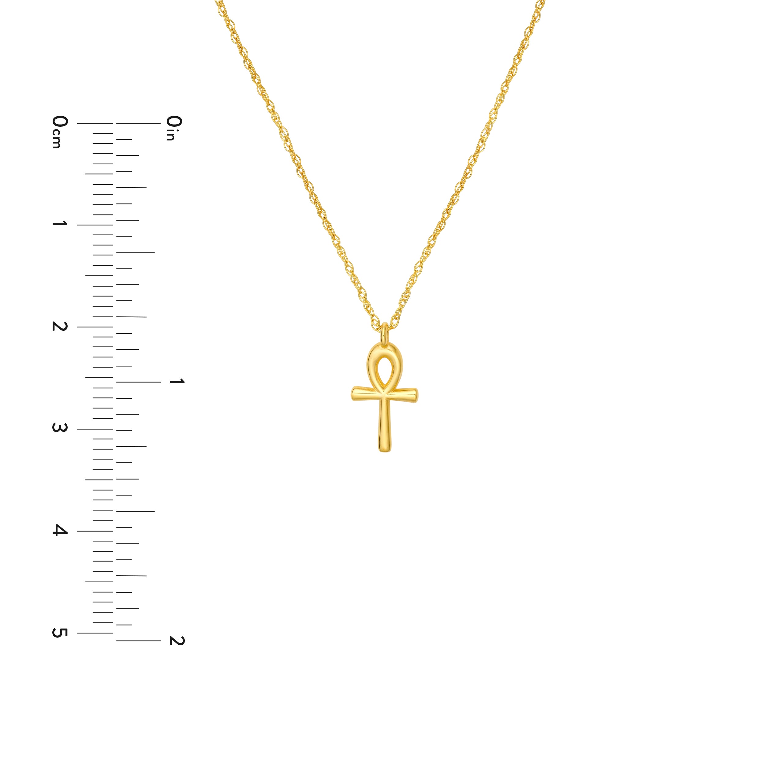 Ankh Cross Pendant Necklace