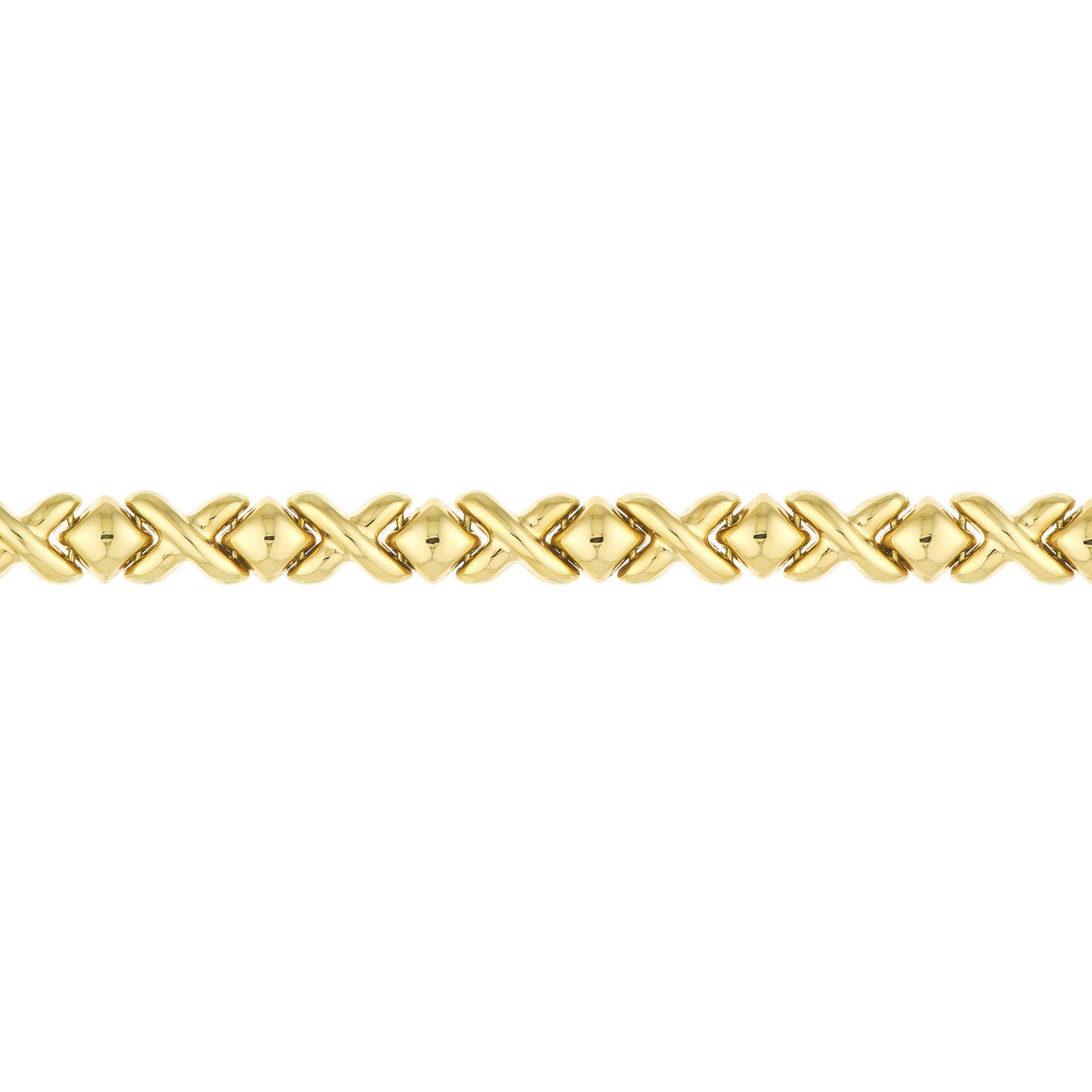 Simple XO bracelet by My Store featuring a minimalist design in silver with a delicate chain.