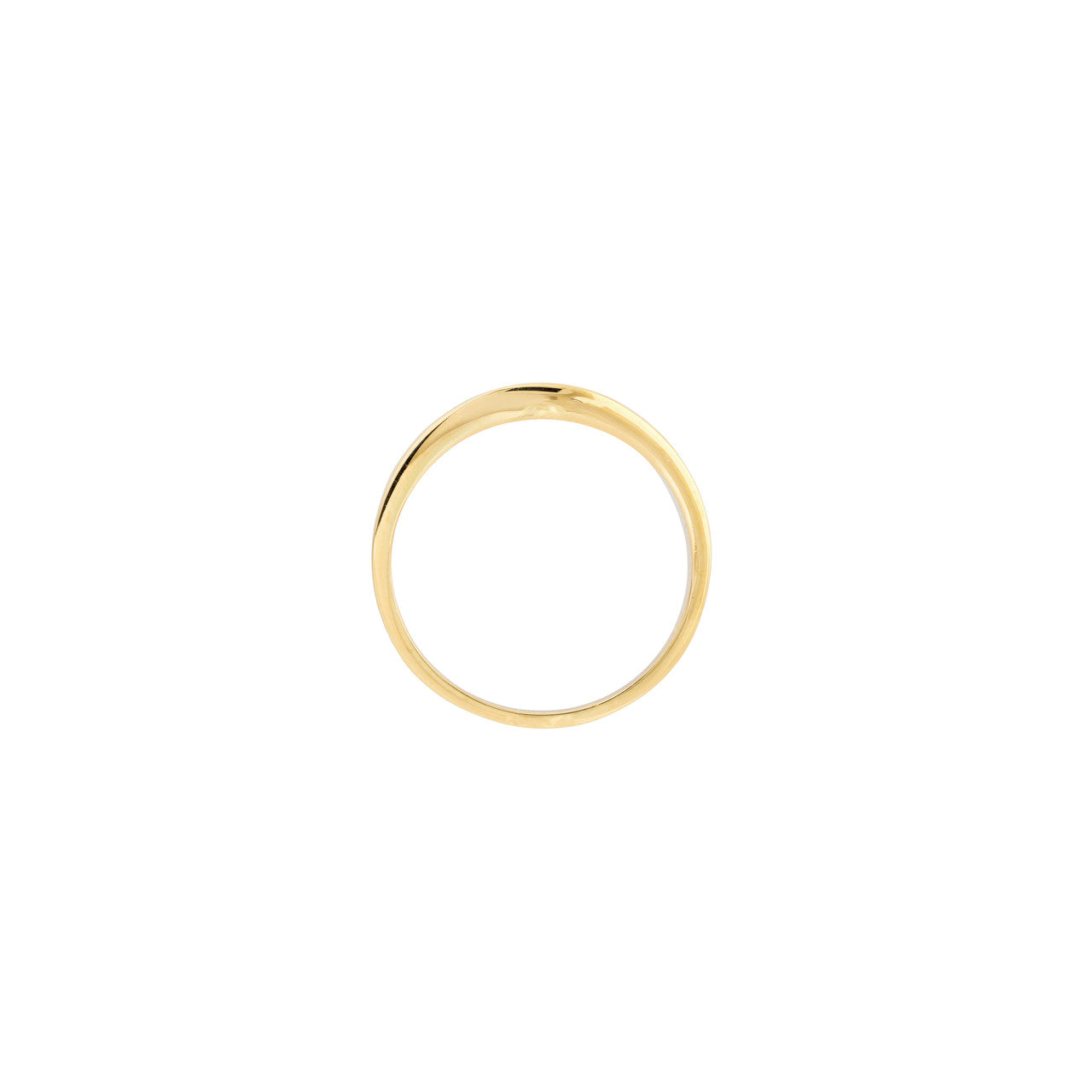 Wide Band Graduated Highpolished Ring - VIA Jewelers