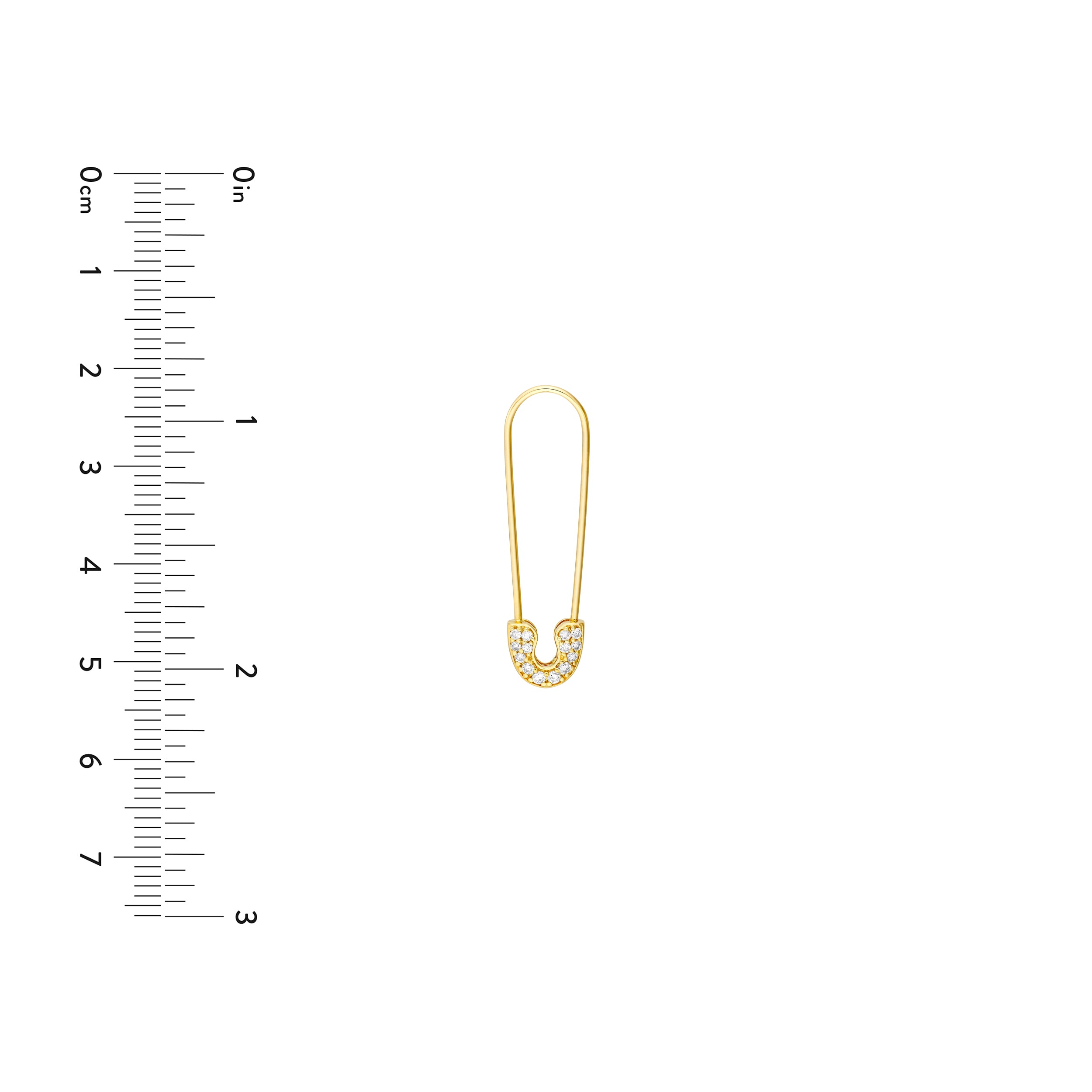 Safety Pin Threader Earrings