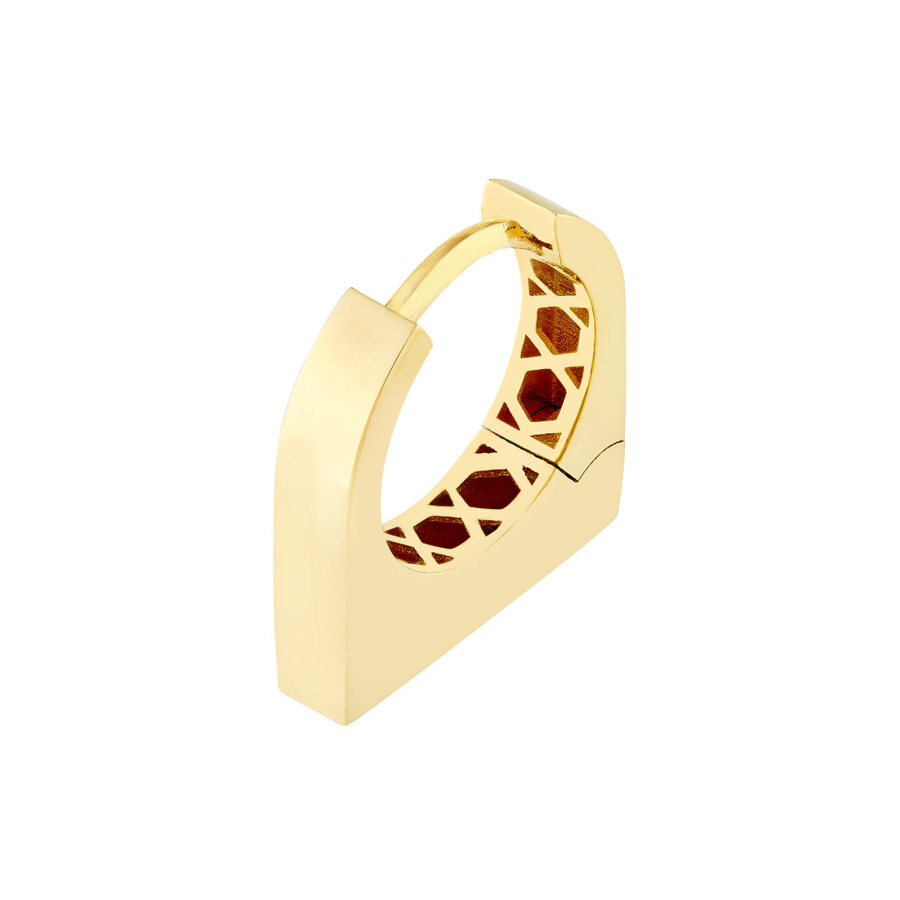 Thick Bar Hoop Earrings - VIA Jewelers