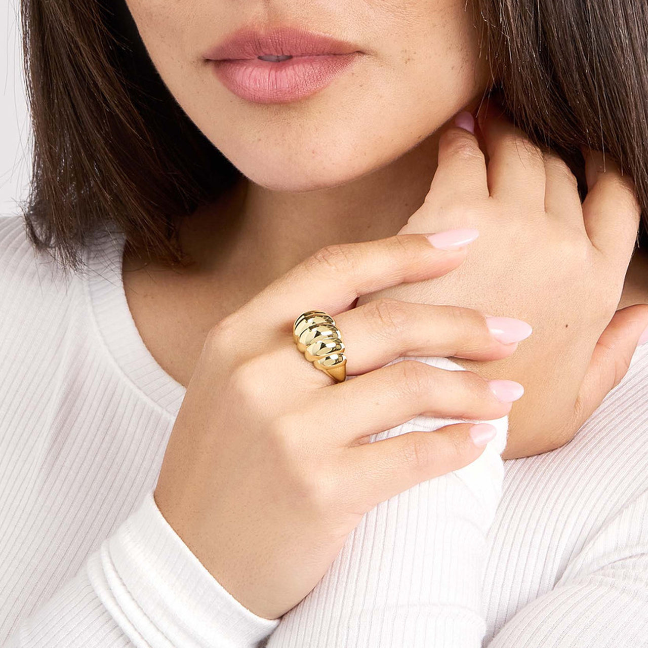 Honey Twist Dome Ring - VIA Jewelers