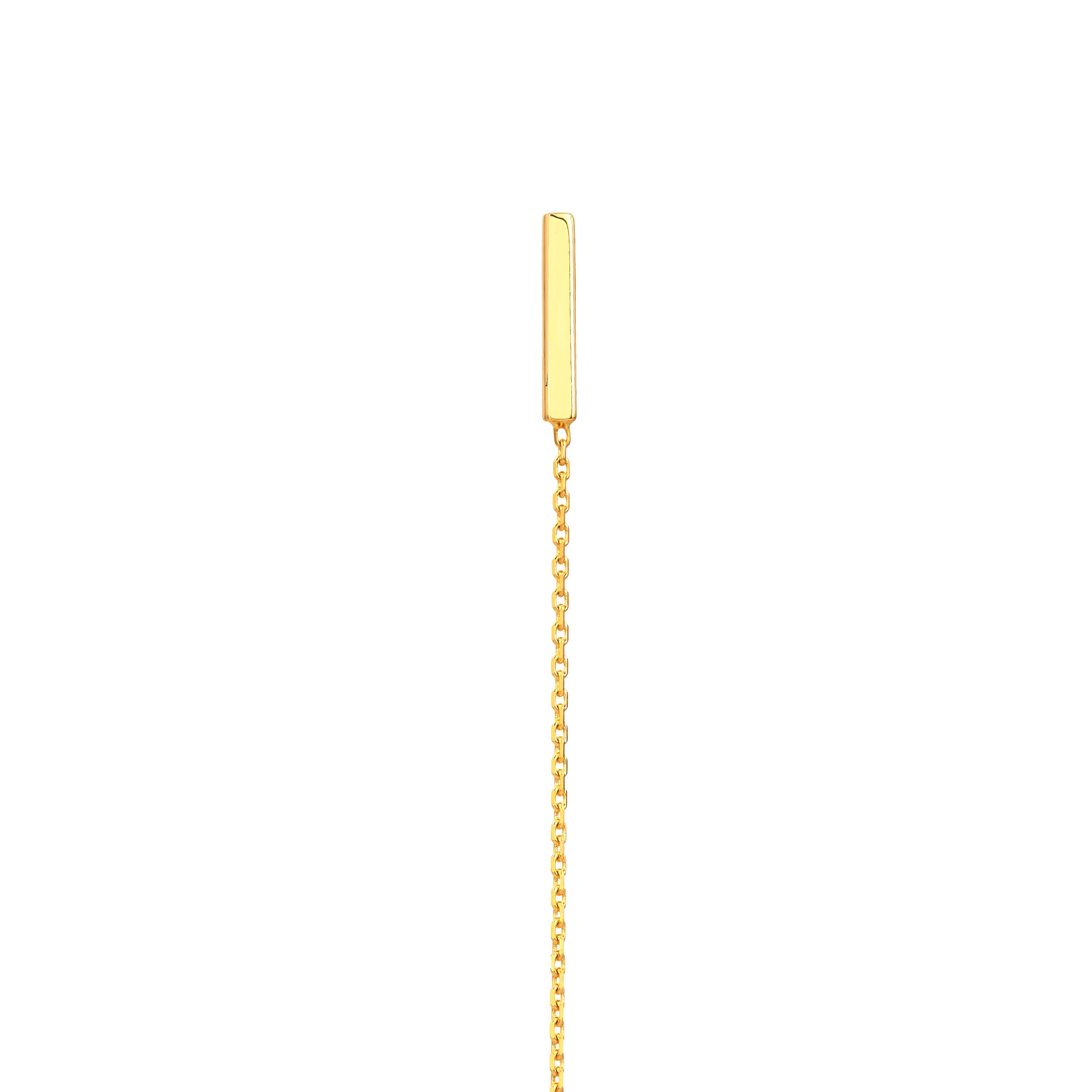 Front to Back Staple Bar Earrings