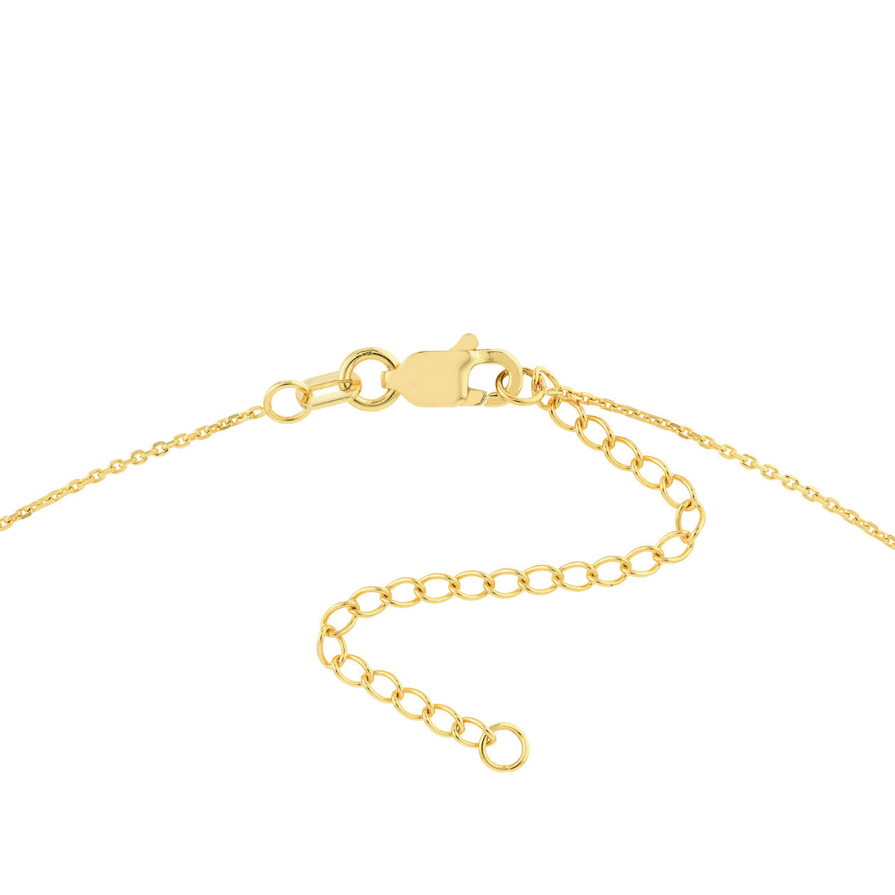 Upward Crescent Moon Pendant Necklace 3