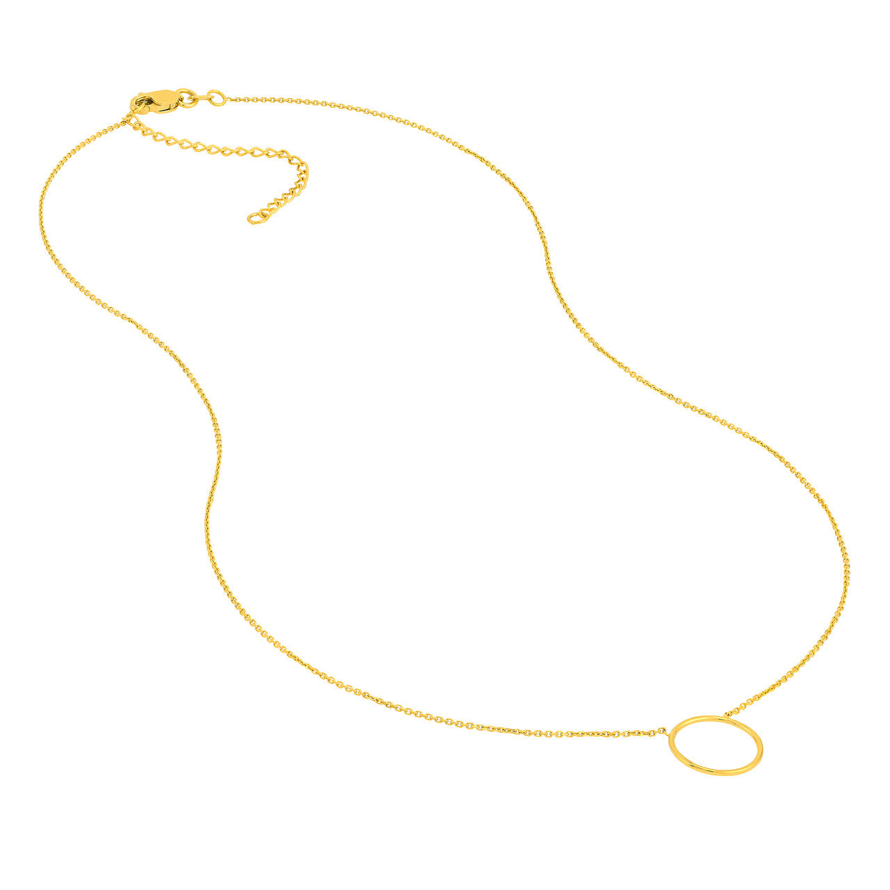 Wire Circle Necklace 13