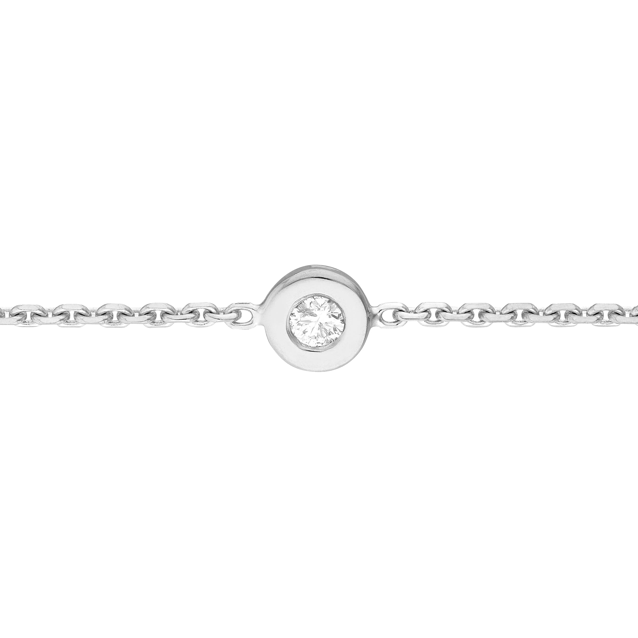 Bezel Set Diamond Choker