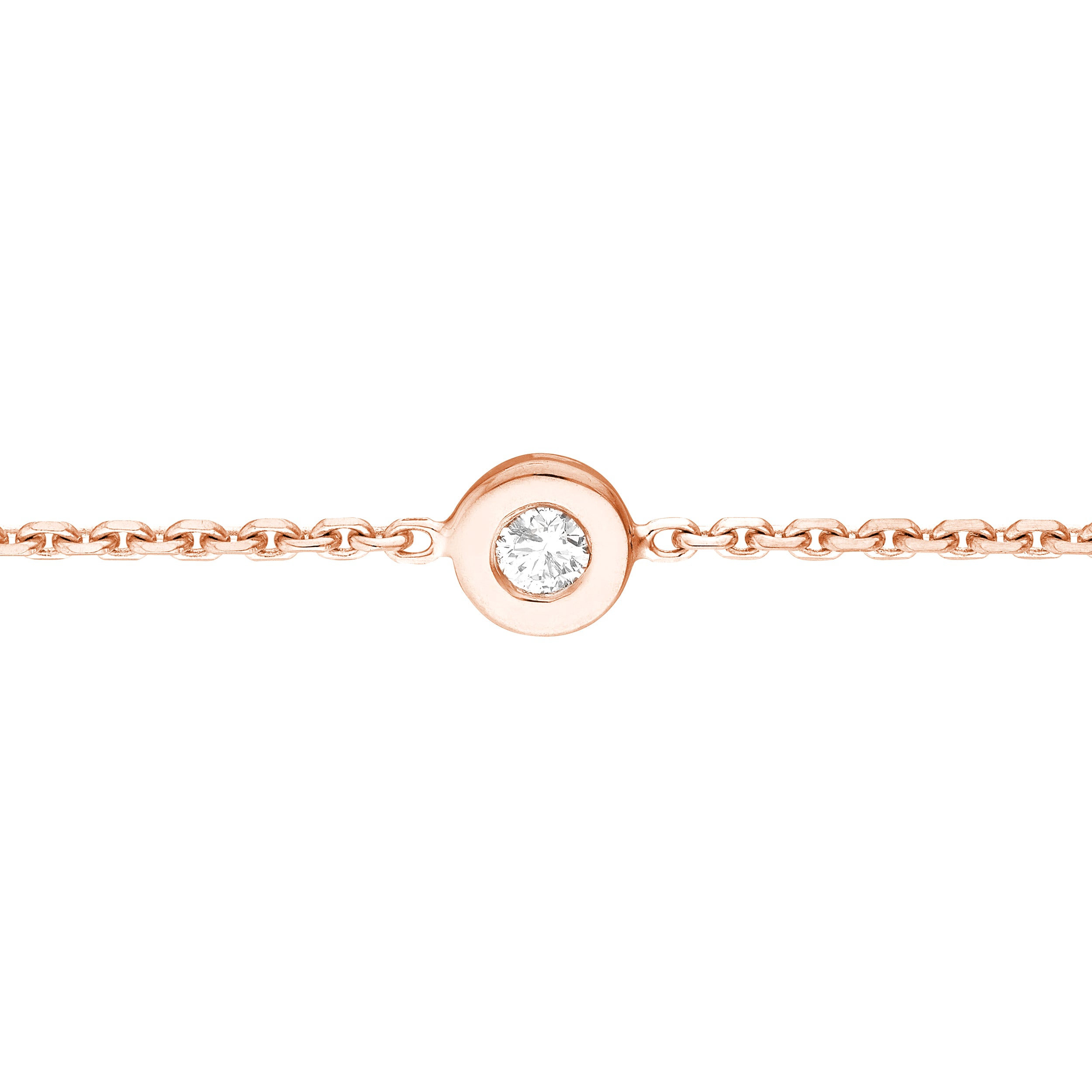 Bezel Set Diamond Choker