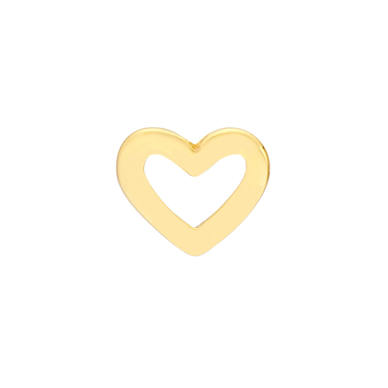 Cut Out Heart Shaped Stud Earrings 1