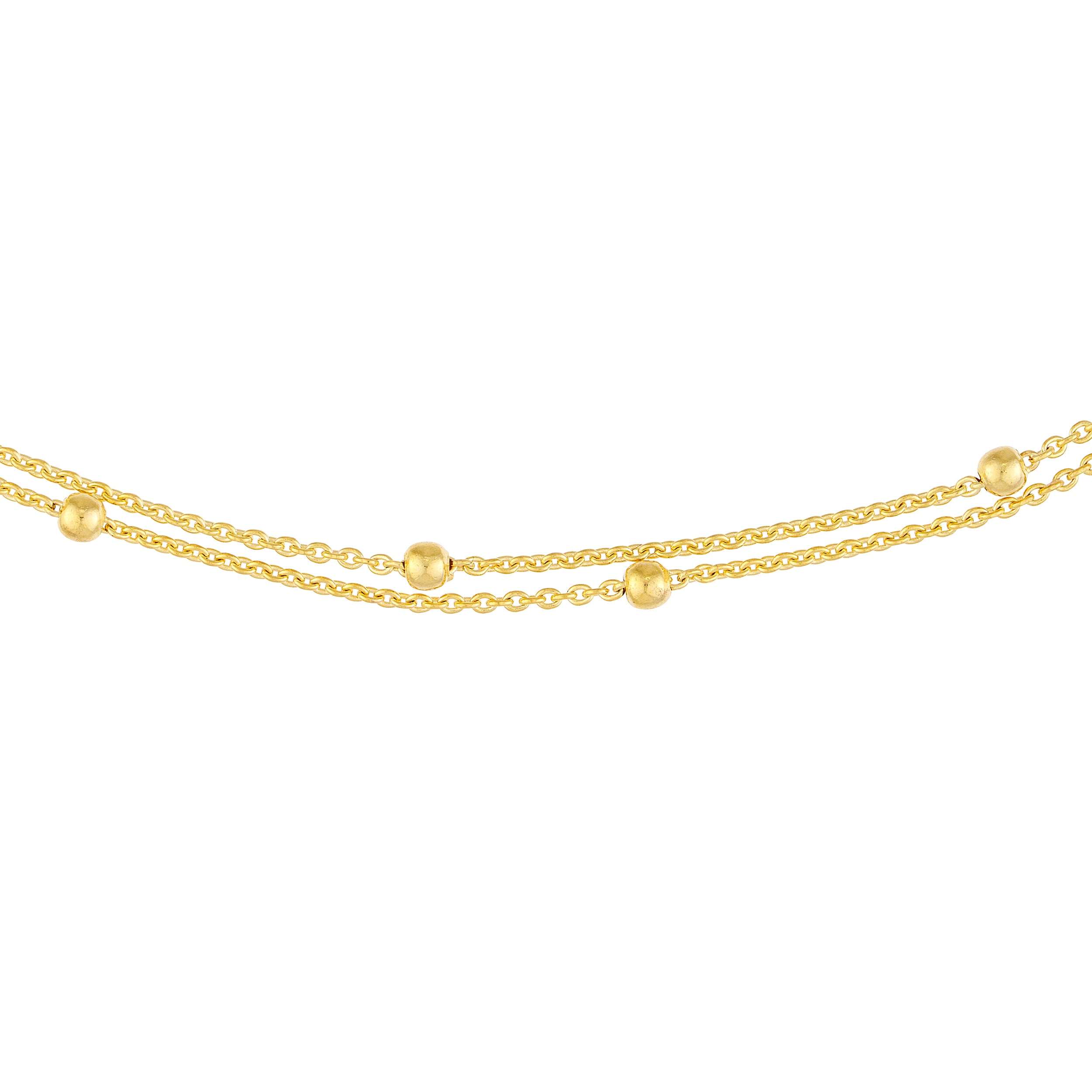 Bead Stations Double Chain Choker
