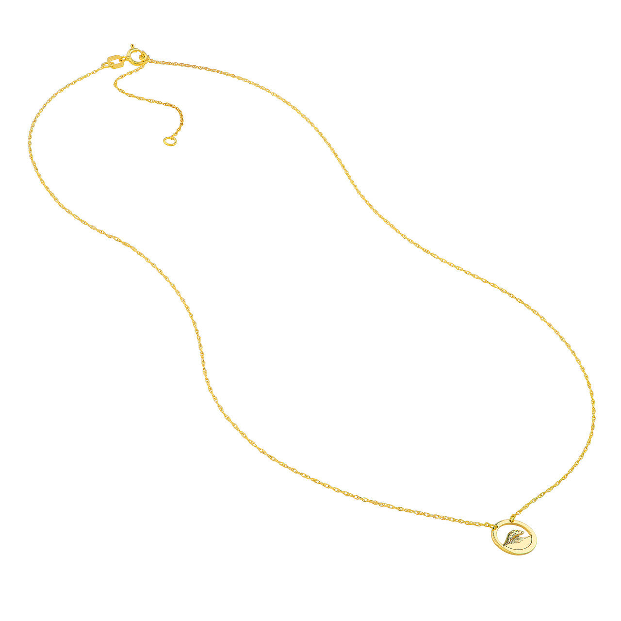 Wave Open Circle Necklace - VIA Jewelers