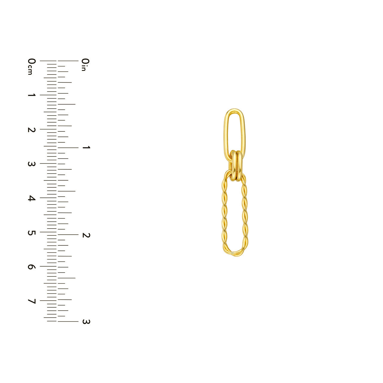 Polished and Twist Paper Clip Earrings - VIA Jewelers