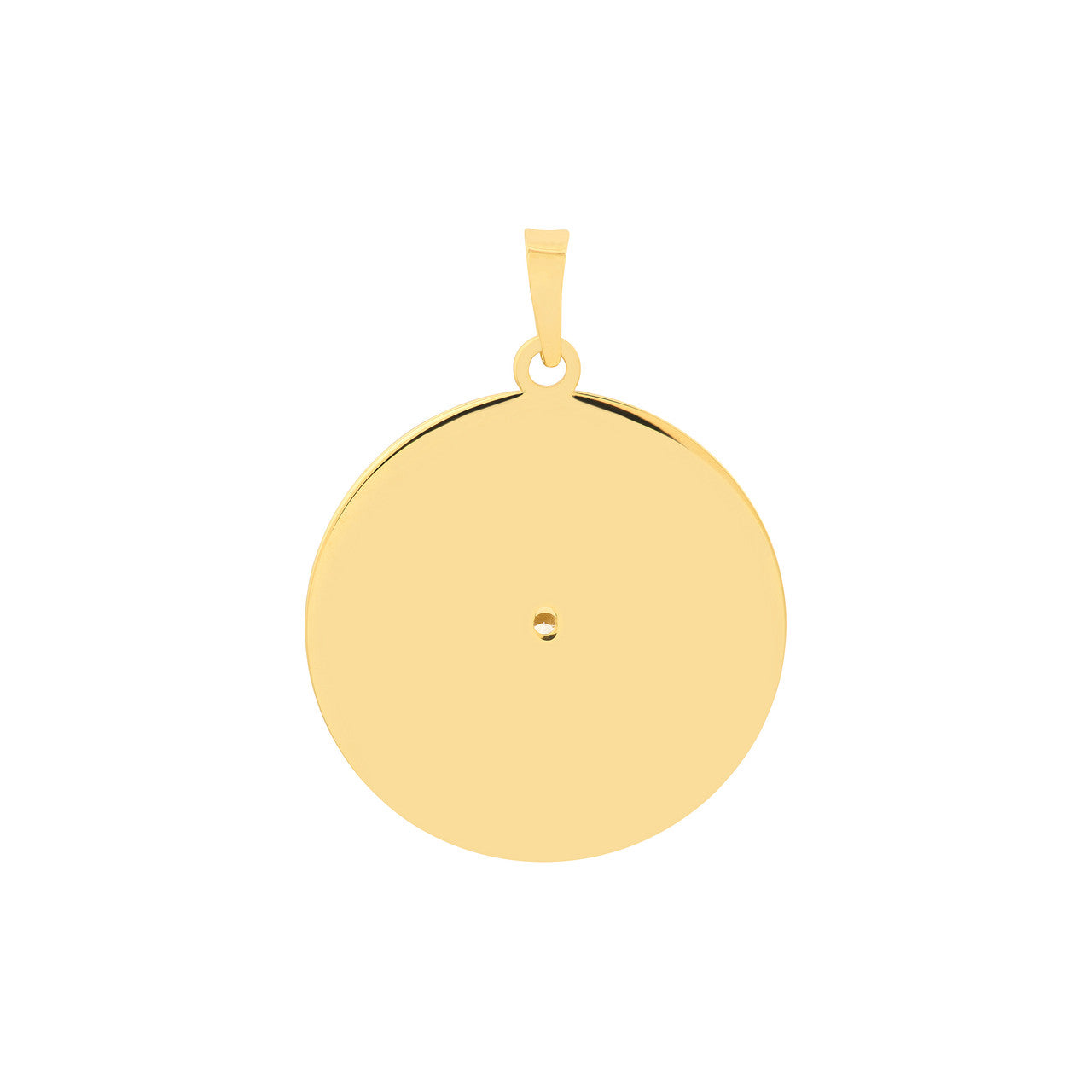 Simple diamond compass pendant with a 1/20tcw diamond accent, featuring a polished silver finish.