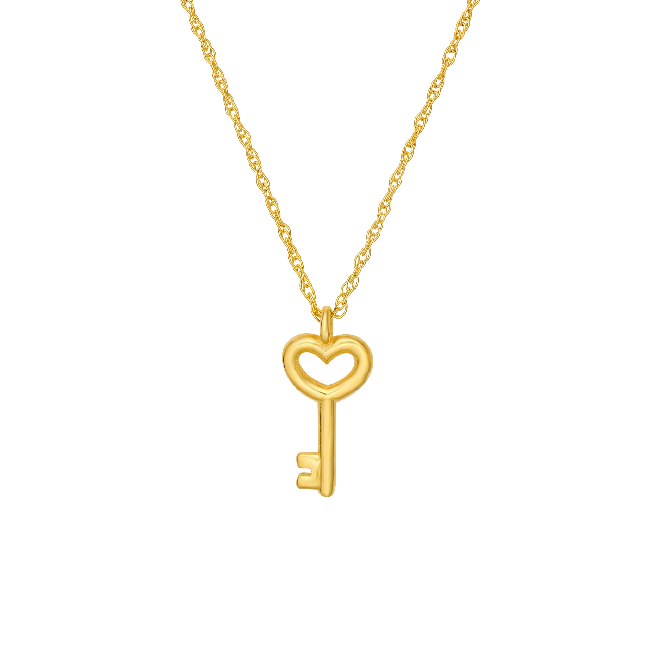 Heart Key Pendant Necklace