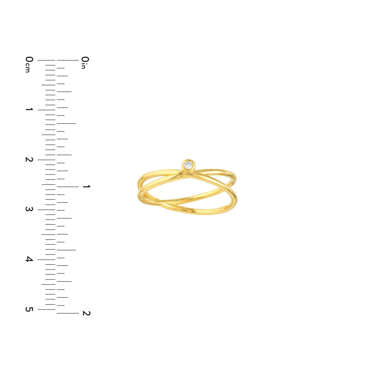 Solitaire 1.5pt diamond criss-cross band ring with elegant design and sparkling stones, showcasing craftsmanship and style.