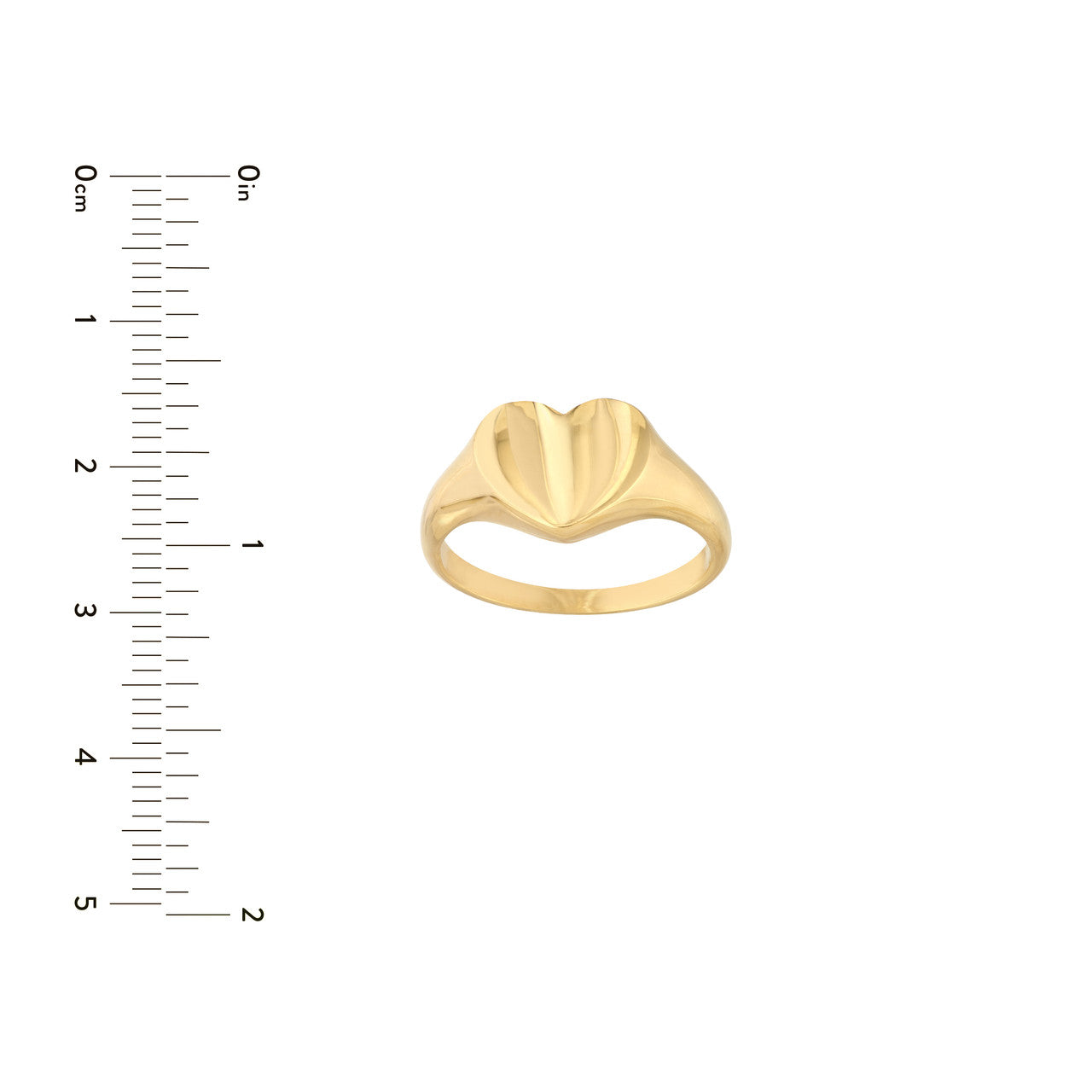 Signet Mini Heart Ring - VIA Jewelers