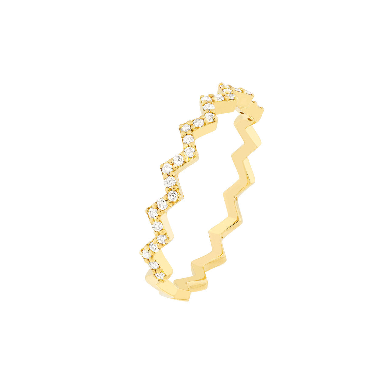 Zig Zag Diamond Ring - VIA Jewelers
