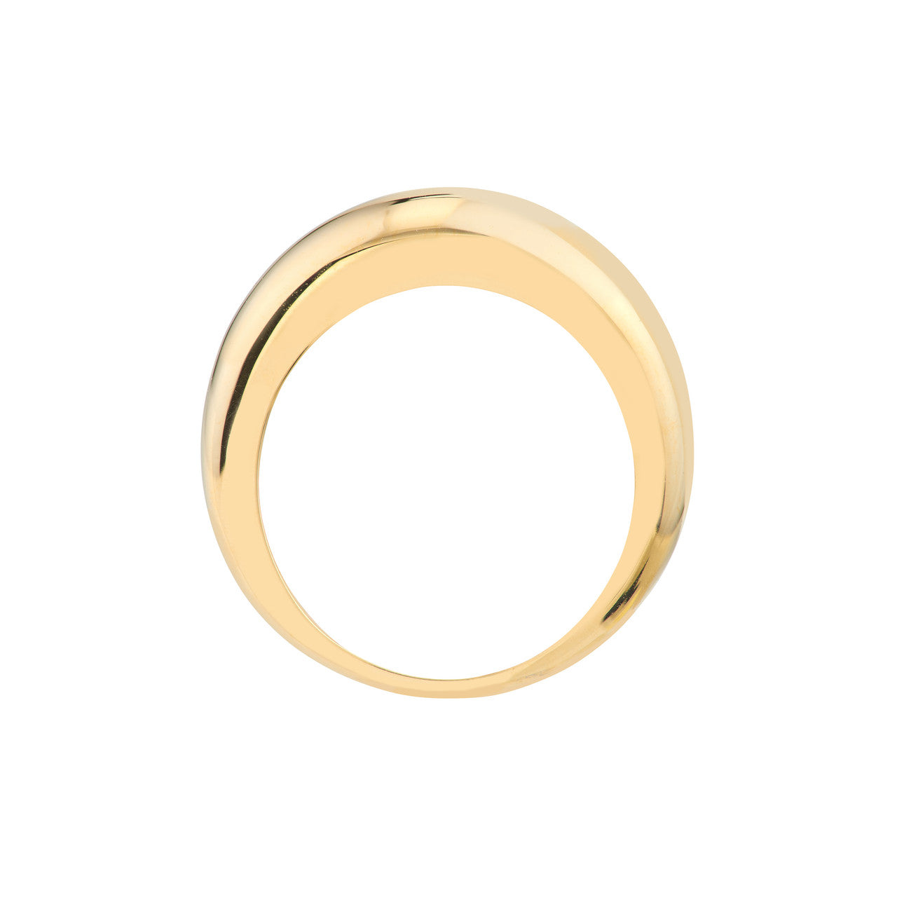 Wide domed band ring by My Store, featuring a smooth, polished finish and a contemporary design.