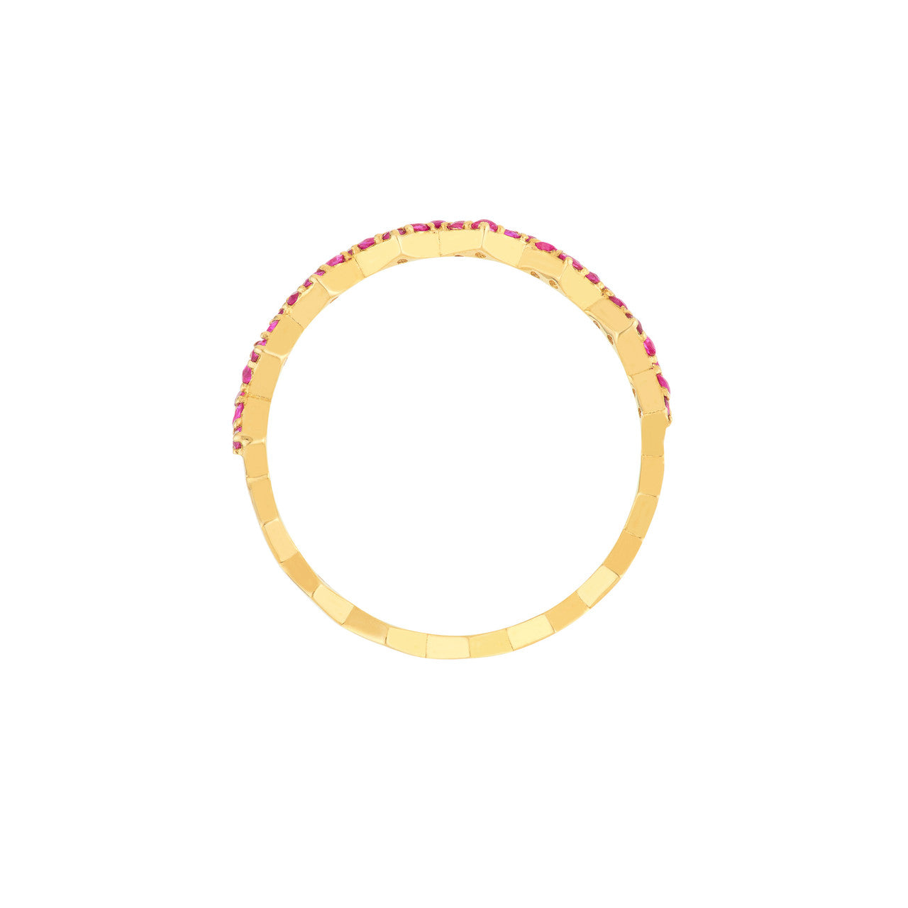 Ruby Stones Zig Zag Ring4
