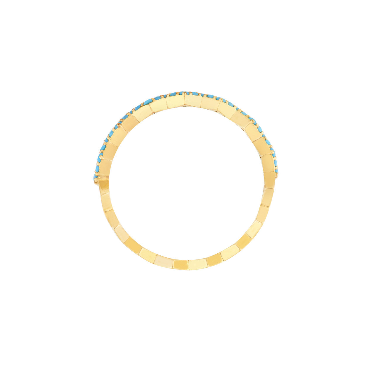 Zig Zag Turquoise Ring - VIA Jewelers