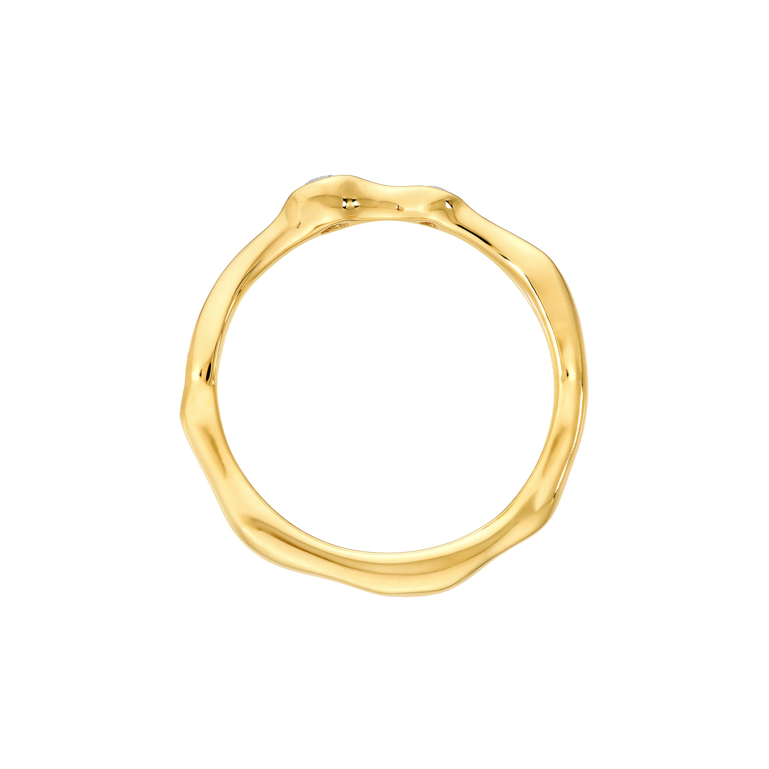 Diamond Duo Organic Ring